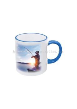 11oz Rim Handle Colour Coating Mug - CM08(c/wbox)