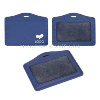 Genuine Leather ID Holder - Horizontal