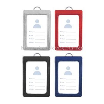 Two Way PU ID Holder With Velcro