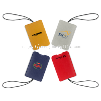 HER PU Leather Luggage Tag Holder