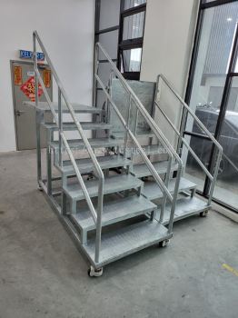 Stainless Steel Rolling Ladder