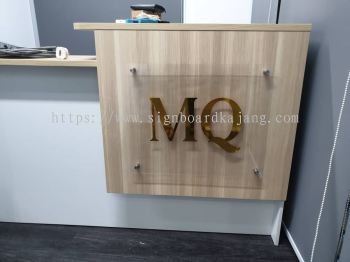 OFFICE RECEPTION COUNTER ACRYCLIC SIGNBOARD MAKER AT BANDAR PUTERI PUCHONG, PUTRAJAYA, SERI KEMBANGAN, BUKIT JALIL