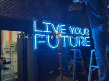 INDOOR LED NEON LIGHT SIGNAGE MANUFACTURER AT BESTARI JAYA, SUNGAI BESAR, JENJAROM, PUTRAJAYA