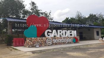 3D ALUMINIUM BOX UP LANDMARK SIGNAGE INSTALLED AT SENDAYAN | MALAYSIA | SELANGOR | NILAI | BANGI