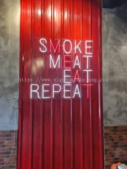 RESTORAN INDOOR NEON LED SIGNAGE AT BANTING, NILAI, SEREMBAN 2.