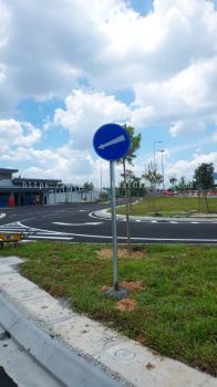 JKR Direction Stand Signage AT TAMAN KERAMAT, BANGSAR BARU, SRI HARTAMAS.