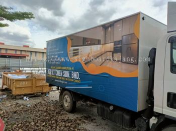 TRUCK ADVERTISING | LORRY ADVERTISEMENT | LORRY WRAPPING | VEHICLE STICKER SERVICE AT SRI PETALING | BANDAR KINRARA | PUCHONG BANDAR PUTERI | BUKIT JALIL | PUNCAK JALIL | SAUJANA IMPIAN