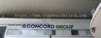 Concord Group KL - 3D Box Up Lettering Signboard With Non LED