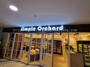 Simple Orchard - 3D LED Box Up Signboard-Frontlit