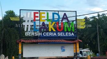 Felda Lakum Lancang - 3D Box Up Lettering Or Logo