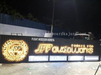 JFF Autoworks Batu Caves - Aluminum Panel Base With 3D LED Backlit