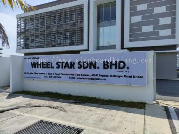 Wheel Star Sdn Bhd Sepang - 3D Box Up Lettering Signboard With Non LED