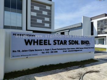 Wheel Star Sdn Bhd Sepang - 3D Box Up Lettering Signboard With Non LED