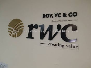 Roy ,Yc &Co kl - 3D Box Up Lettering Or Logo