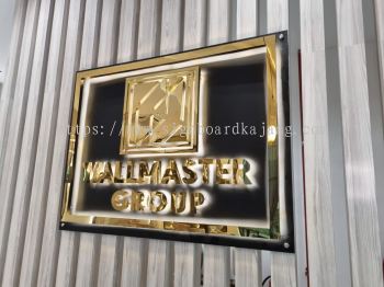 Wallmaster Holdings Shah Alam 3D stainless steel Gold Mirror