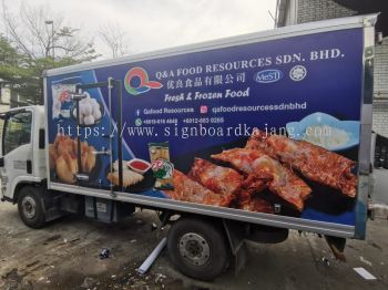 Q&A Food Resource klang - Trucks Lorry Sticker