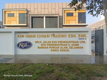 Kim Guan Chuan Trading Puncak Alam- 3D Box Up Lettering Signboard With Non LED