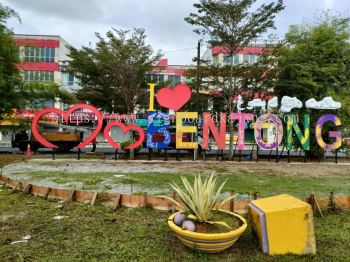 OUTDOOR ALUMINIUM BOX UP 3D LED LETTERING AT JERAM, KUALA SELANGOR.