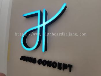 Jyong Concept KL - 3D LED Box Up Signboard -Frontlit 