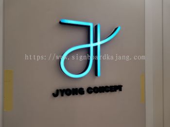 Jyong Concept KL - 3D LED Box Up Signboard -Frontlit 