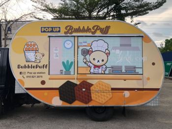 Pop Up Station Klang - Truck Lorry Sticker 