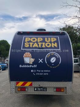 Pop Up Station Klang - Truck Lorry Sticker 