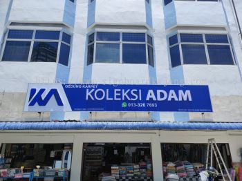 Koleksi Adam Klang -3D Box Up Signboard -Frontlit 