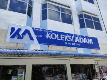 Koleksi Adam Klang -3D Box Up Signboard -Frontlit 