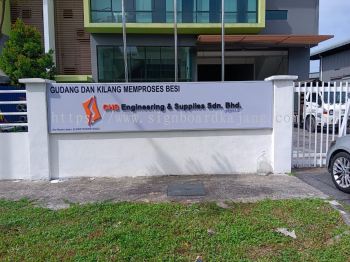 CHS Engineering Klang - 3D Box Up Lettering Signboard With Non LED 