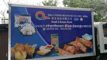 Q&A Food  Klang - Truck Lorry Sticker 