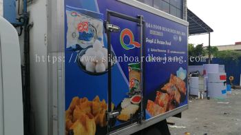 Q&A Food  Klang - Truck Lorry Sticker 