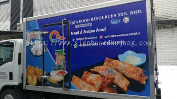 Q&A Food  Klang - Truck Lorry Sticker 