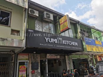 Yumi Kitchen Gombak- 3D LED Box Up Signboard -Frontlit 