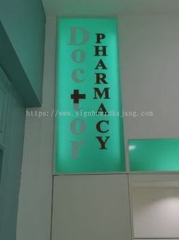 Dr M Pharmacy Semenyik - 3D Box Up Lettering or logo 