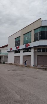 Gdex Express Gambang Kuantan - Aluminum Panel Base With 3D LED Frontlit Signboard 