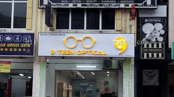 9Teen Optical KL - 3D Box Up Signboard -Frontlit 