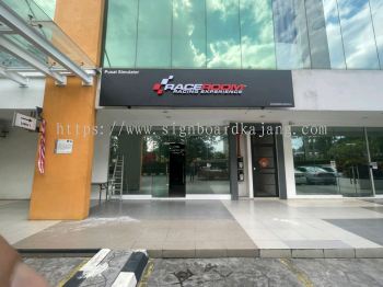 Raceroom KL - 3D LED Box Up Signboard -Frontlit 