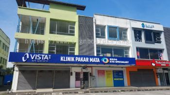 Vista Eyes Johor - Aluminum Panel Base With 3D led Frontlit Signboard 