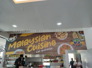 Restoran Jommart Dengkil - Wallpaper Sticker Printing 