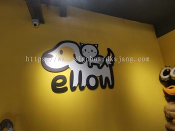 Ellow Pet KL - 3D Box Up Lettering or logo 