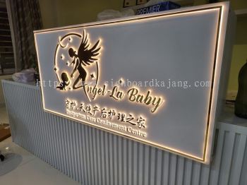 ANGLE lA BABY PJ -3D BOX Up LED Backlit Signboard 