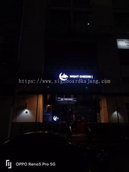 Mega Emerald PJ - aluminum Panel Base With 3D LED Frontlit Signboard 