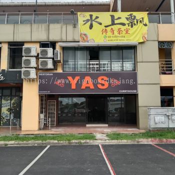 Yas Curryhouse Klang - 3D LED Box Up Signboard -Frontlit 