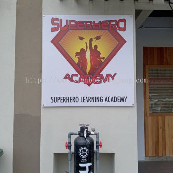 Superhero Learning Klang -Acrylic Poster Frame 