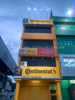 OWL Space Kuantan -Aluminium Panel Base With 3D Lettering Non LED 