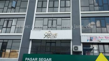 92 Hair Salon Shah Alam - Aluminum Panel With 3D LED Backlit 