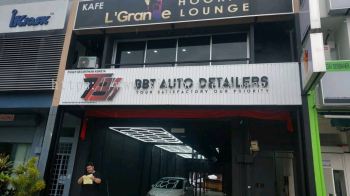 BBT Auto Details Subang Jaya - Aluminum Panel Base With 3D LED Backlit 