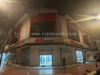 Au Car Alam Impian  -Aluminium Panel Base With 3D LED Frontlit Signboard 