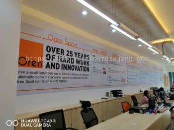 OREN SPORT INKJET WALLPAPER STICKER PRINTING 