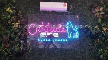 Catitude Cafe kl - LED Neon 